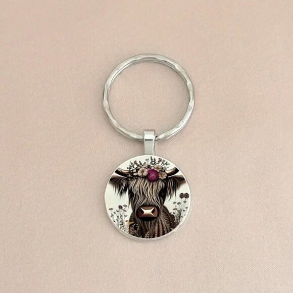 🎉Host Pick!!!🎉 Country Cow Keychain - Picture 4 of 4